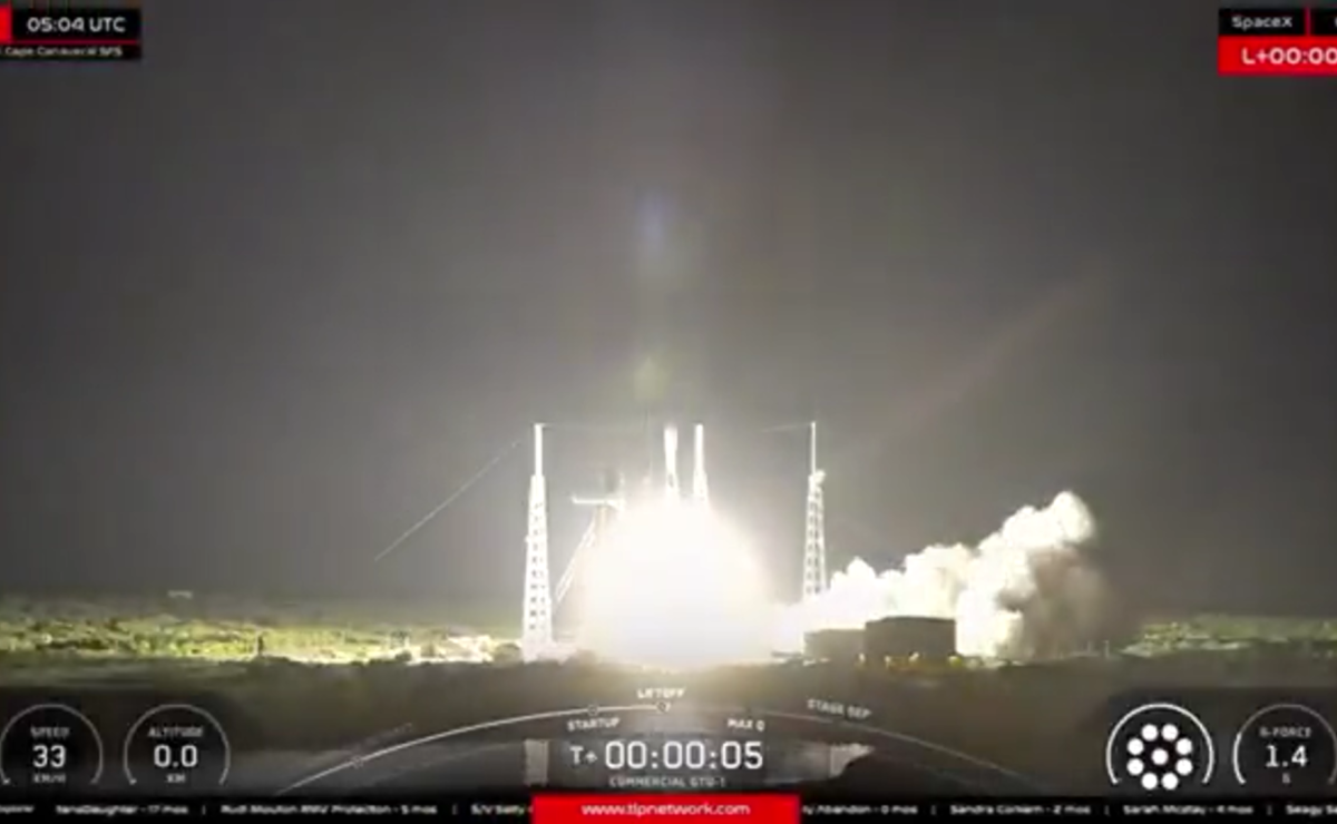 Israel lanza satélite de comunicaciones en cohete de SpaceX en Estados Unidos 